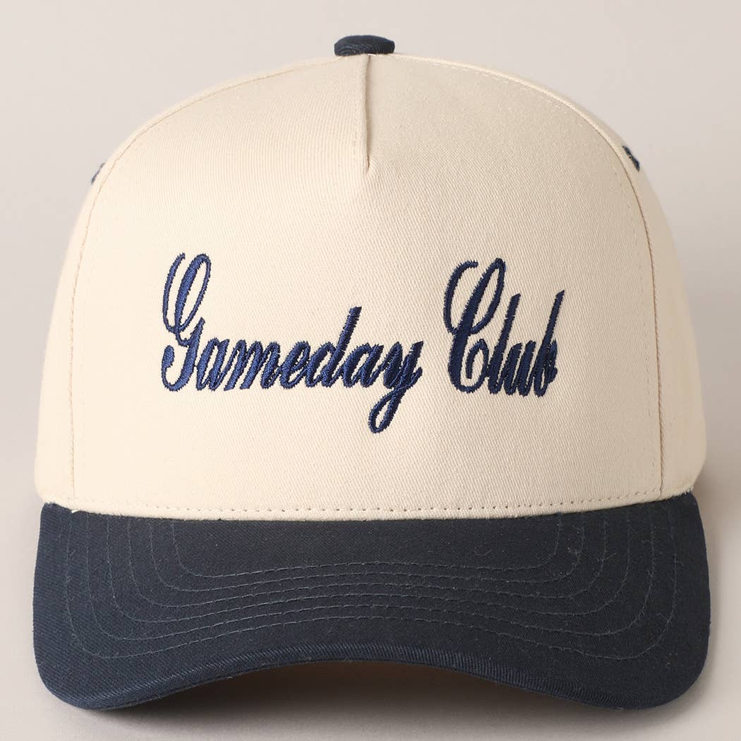 Gameday Club Embroidery Two Tone Baseball Cap TCM0002RED