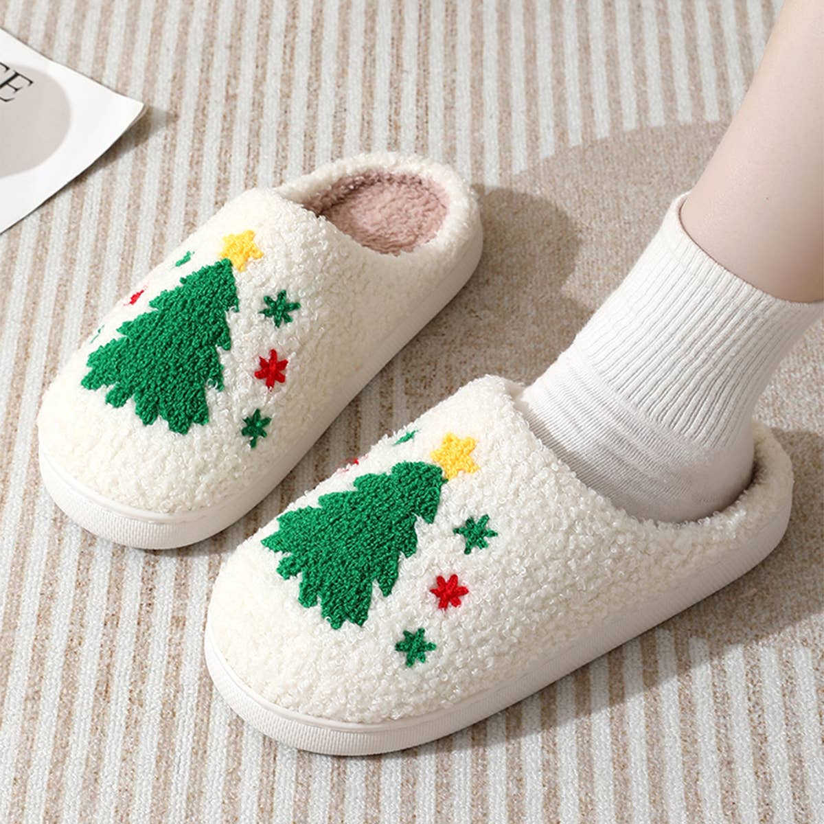 TREE WARM COTTON SLIPPERS CWSHS0290