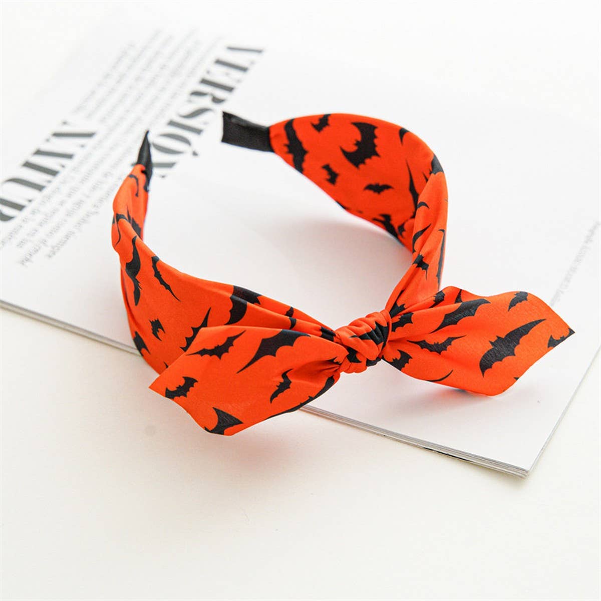 HALLOWEEN CROSS WIDE HEADBAND_CWAHA1462