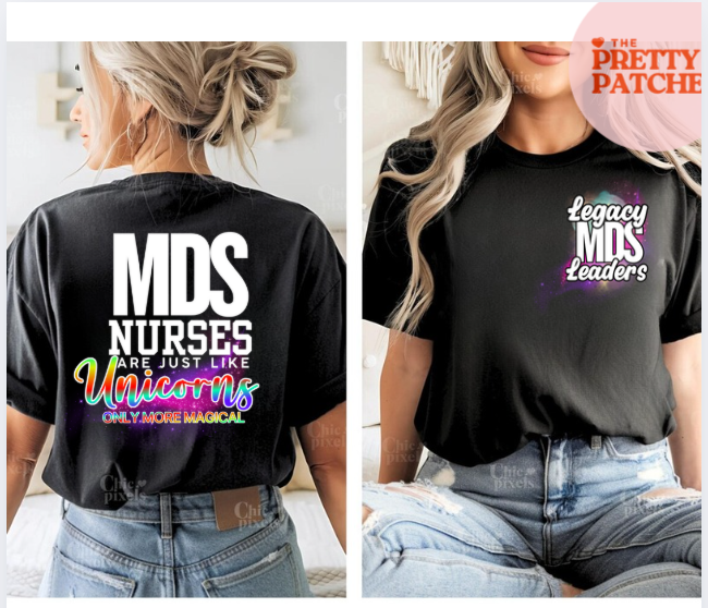 Legacy Leaders MDS nurse shirts (TODDLER FRONT IMAGE--- BACK IMAGE)
