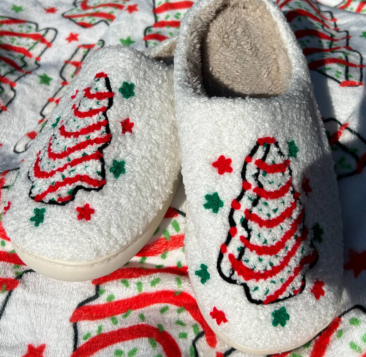 Christmas Tree Cake Slippers 11142-AS