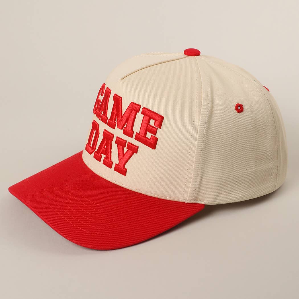 Fashion City - GAME DAY 3D Letter Embroidered Two-Tone Trucker Hat