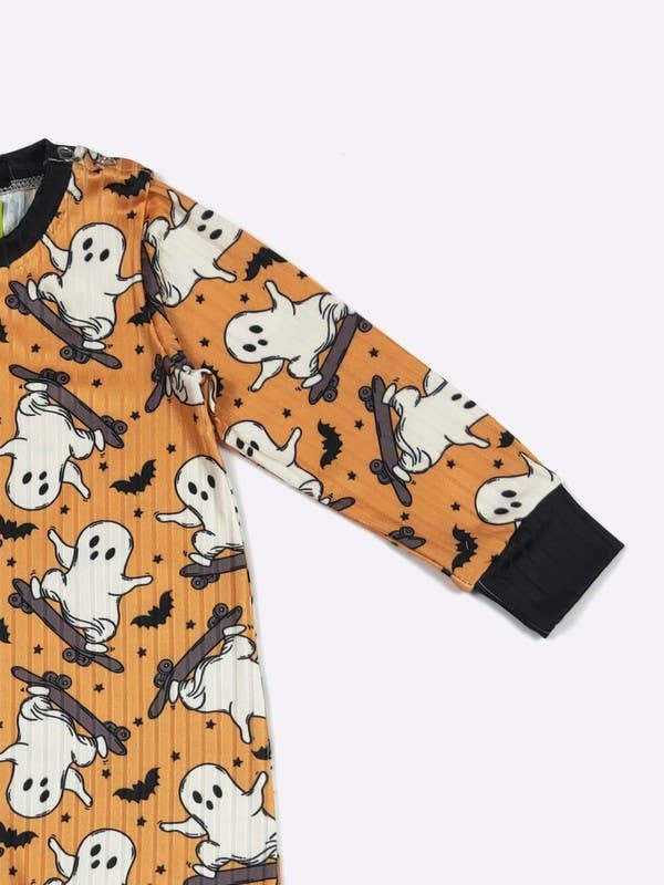 Skateboard Ghost Boy Romper  36352