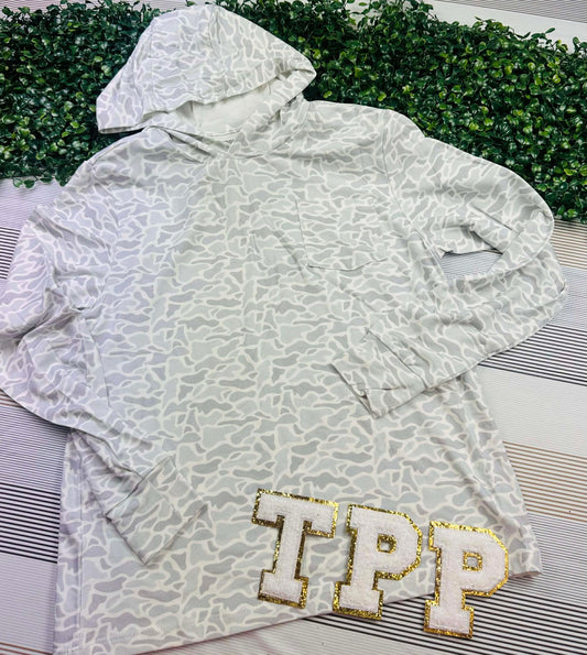 Camo Kids Lightweight Hoodie - 012326BM