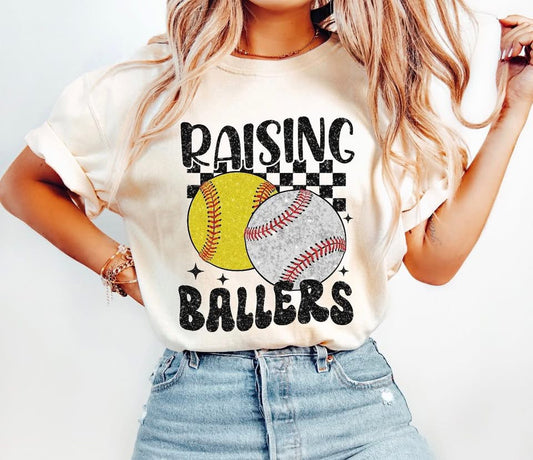 Raising Ballers-T SHIRT - (GILDAN/JERZEES)