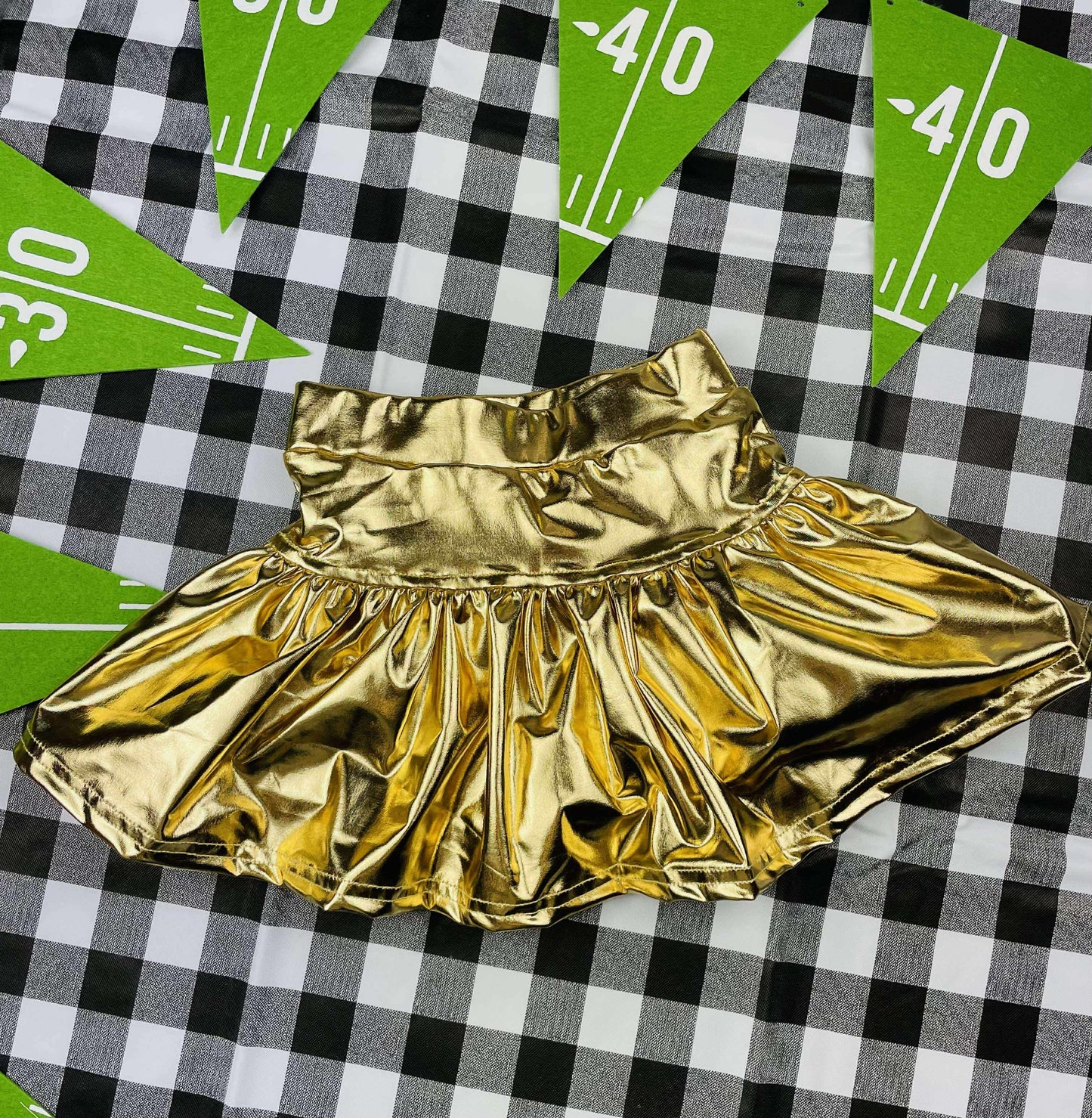 Metallic Game Day Skort-MGDS2