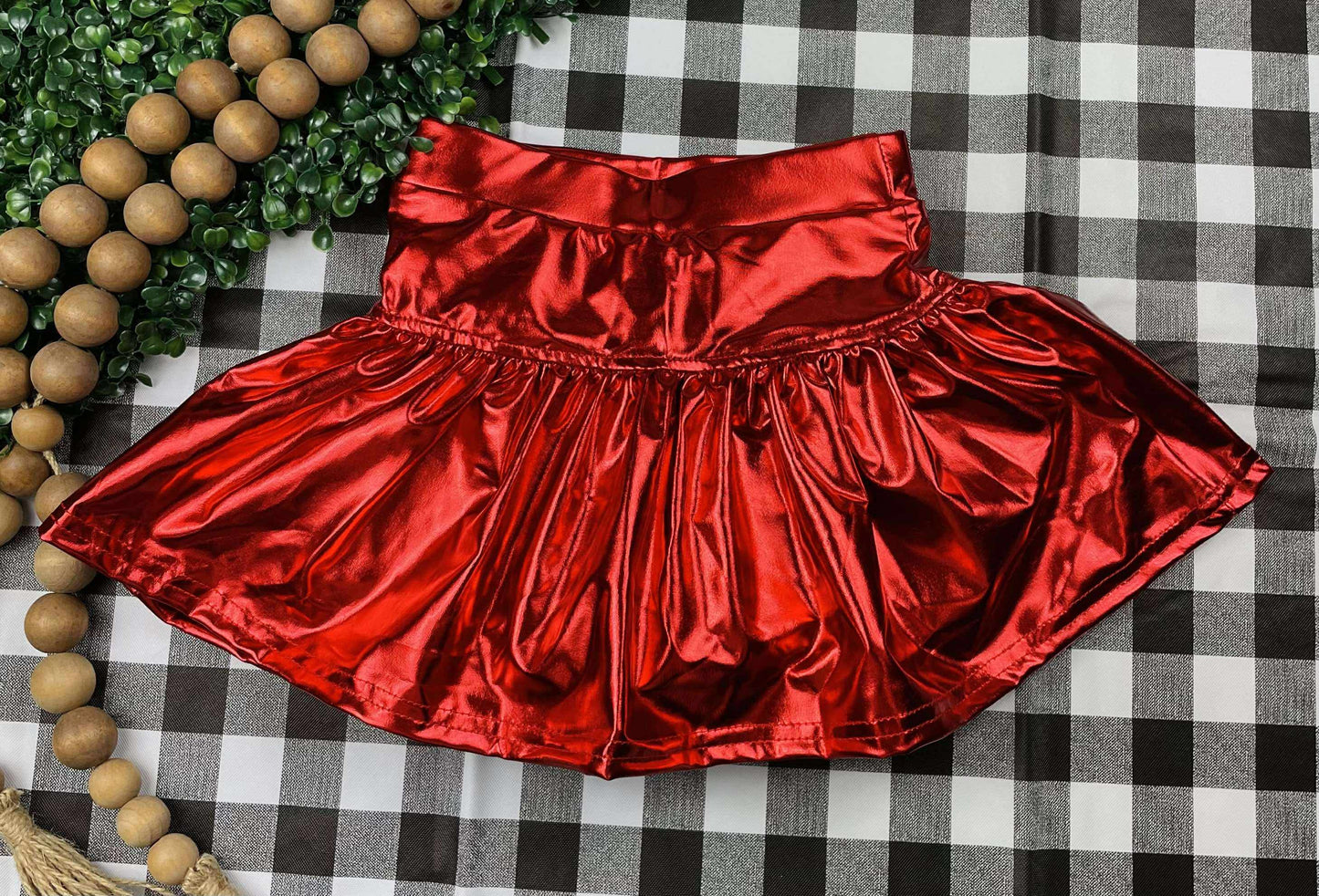 Metallic Game Day Skort-MGDS2