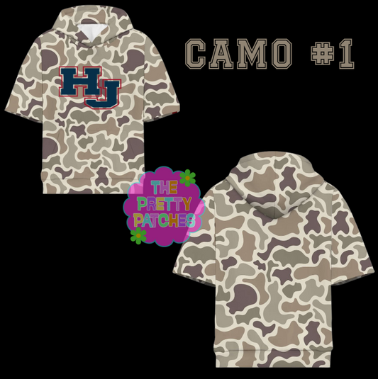 Camo Hooded Tees HJ HAWKS YOUTH - PREORDER