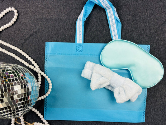 CUTE SLUMBER PARTY TOTE SET