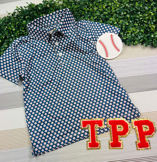 Baseball Polo - Kids Performance Polo Shirt - 012326BM
