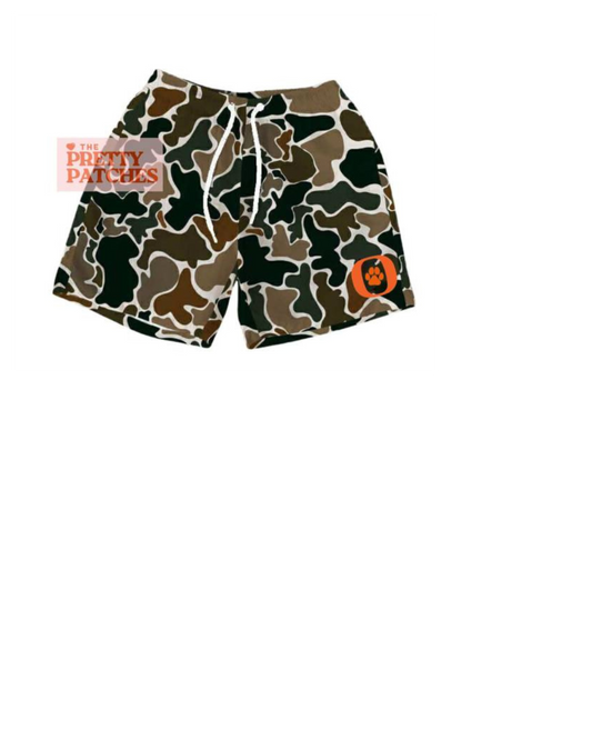 BOBCATS ORIGINAL CAMO shorts (YOUTH) - PRE ORDER-072026BR
