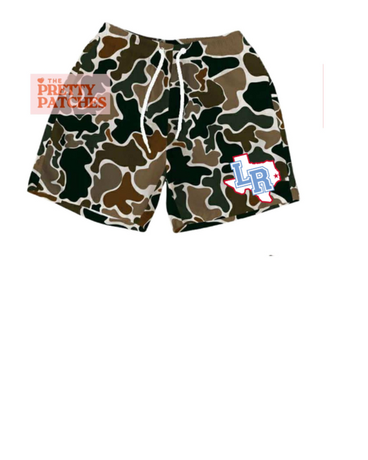 Lumberton Raiders CAMO shorts (ADULT) - PRE ORDER