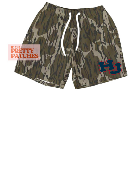 HJ Hawks TREE BARK shorts (ADULT) - PRE ORDER