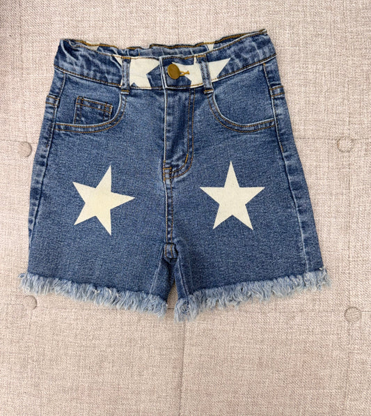 American denim star shorts 040826HR