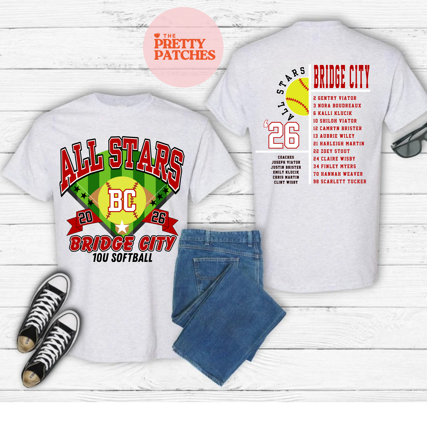 BC 10U SOFTBALL ALLSTARS - GILDAN TSHIRT- (FULL FRONT & FULL BACK IMAGES) 051426KB