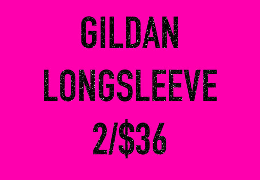 Gildan/Jerzee - LONG SLEEVE - PINK SATURDAY