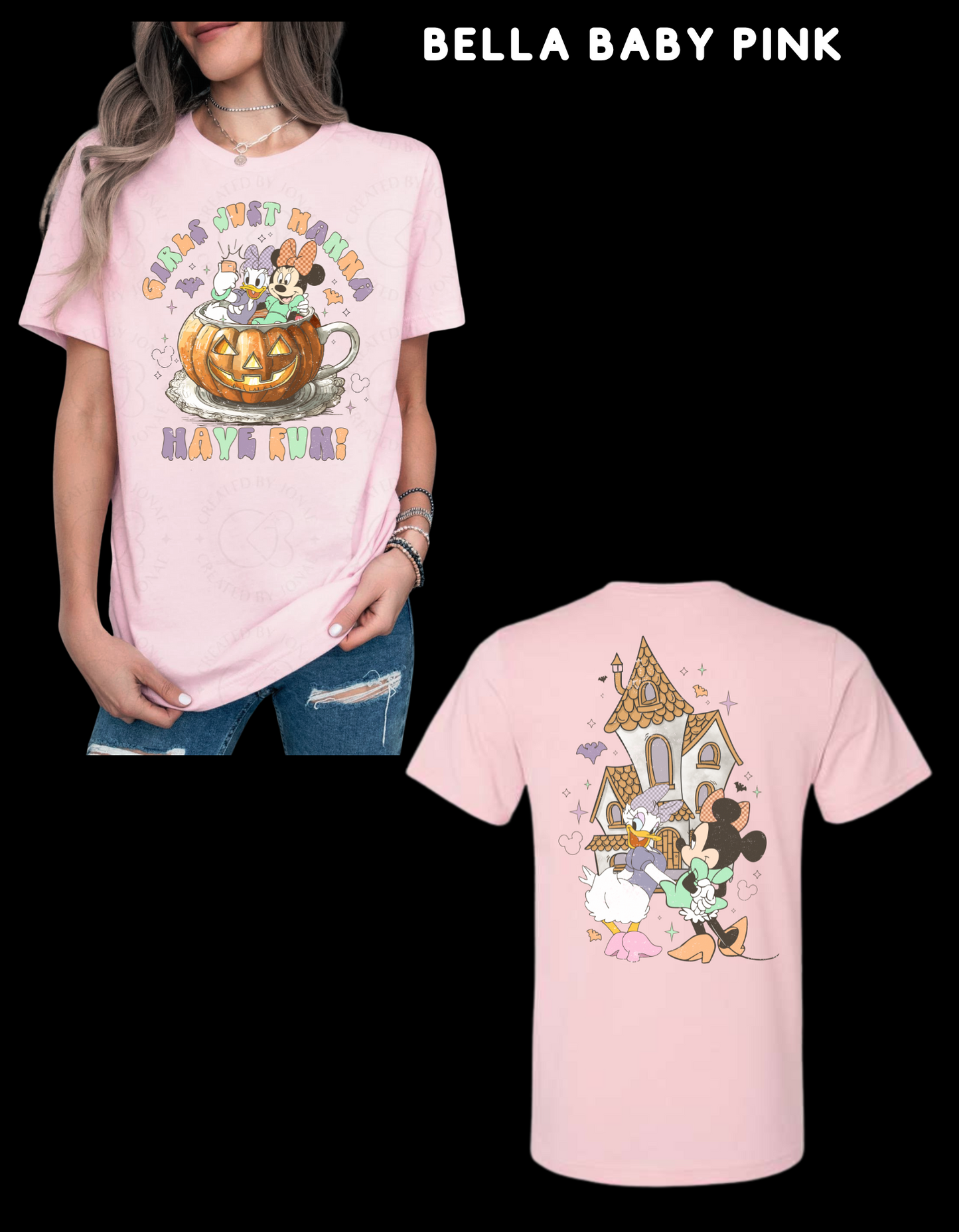 Girls just wanna have fun "HALLOWEEN STYLE" T-SHIRT ADULT SIZING