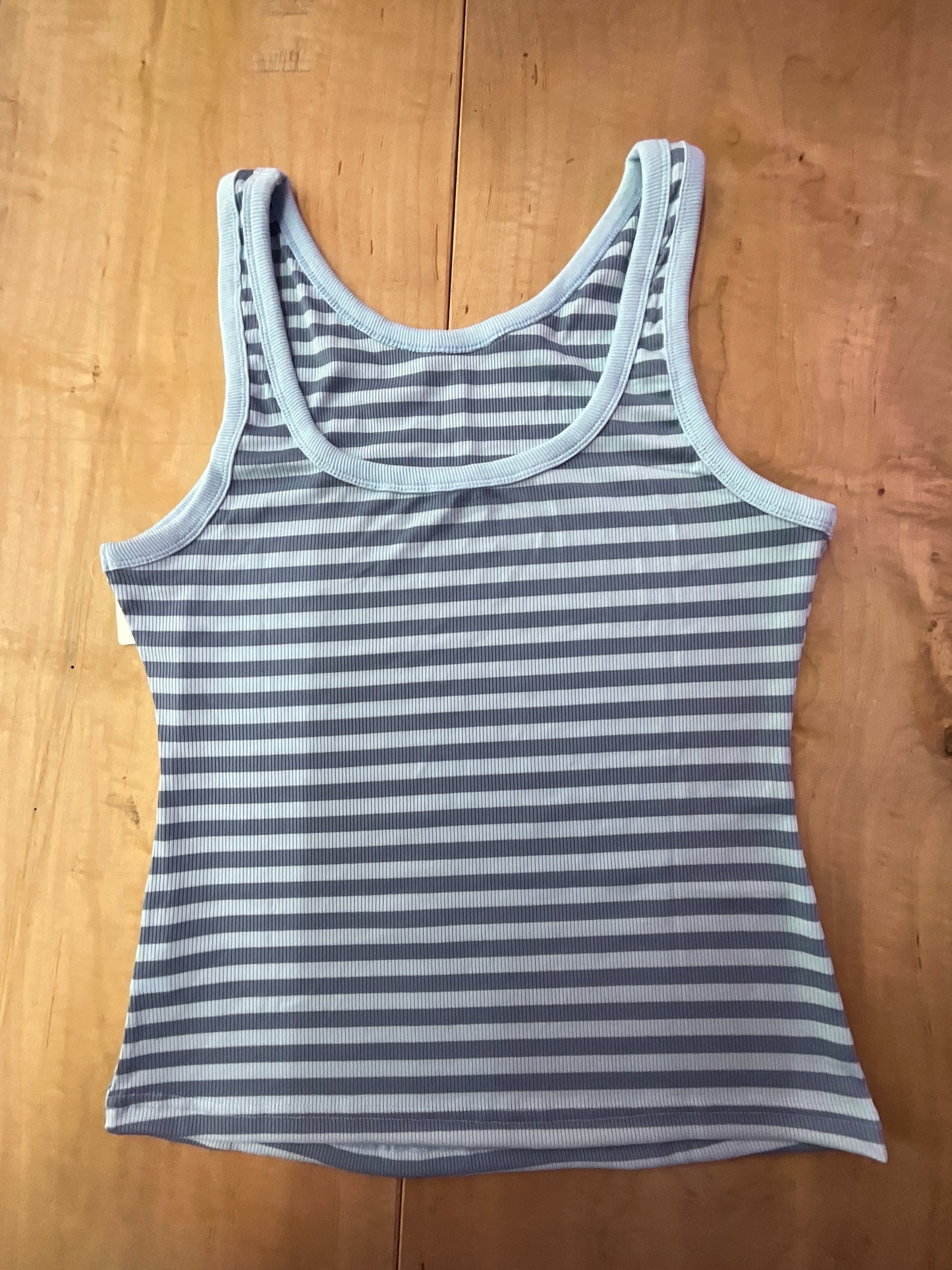 Blue stripped tank 062426rw