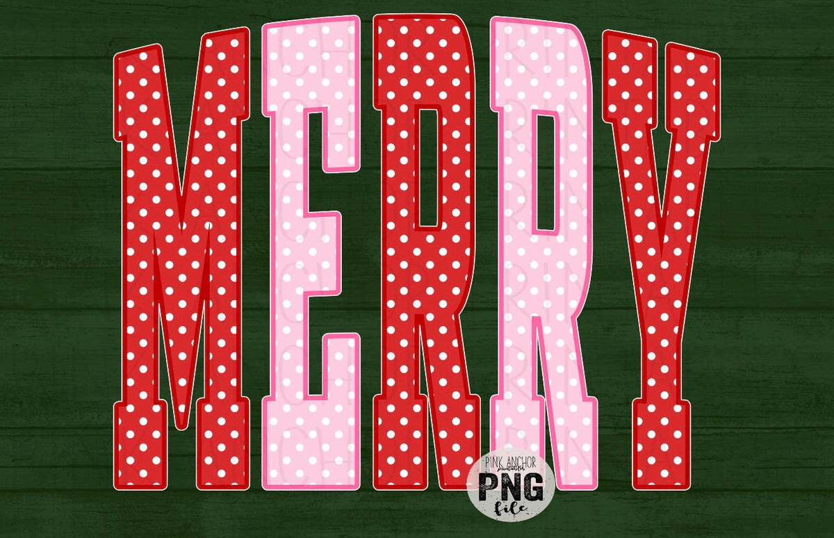 GIRLY POLKA DOT MERRY 1004262 -------- T SHIRT-------- (GILDAN) 100526KB