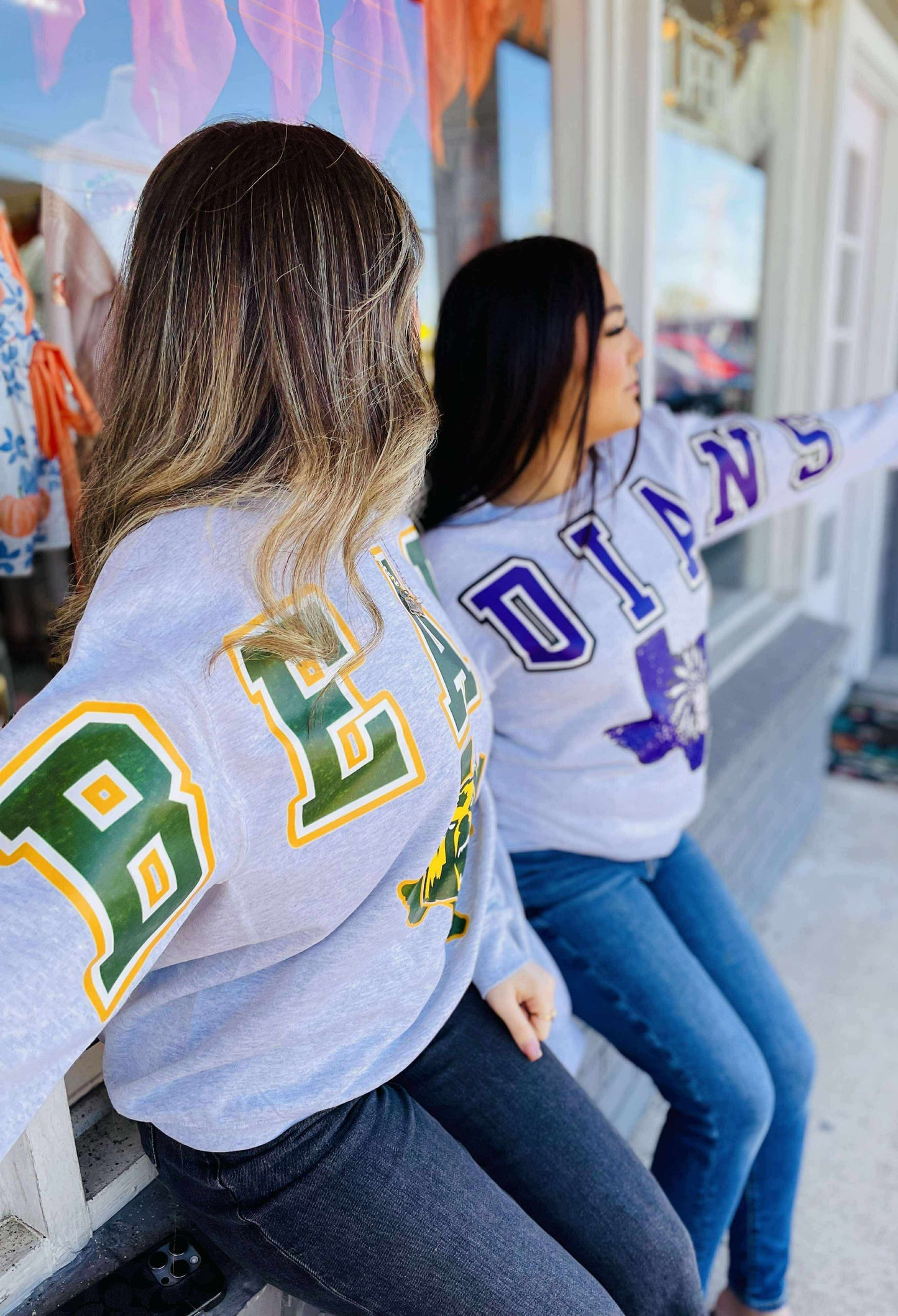 Oversized Mascot Sweatshirts with Logo - BEARS - SWEATSHIRT - (Jerzee/Gildan)