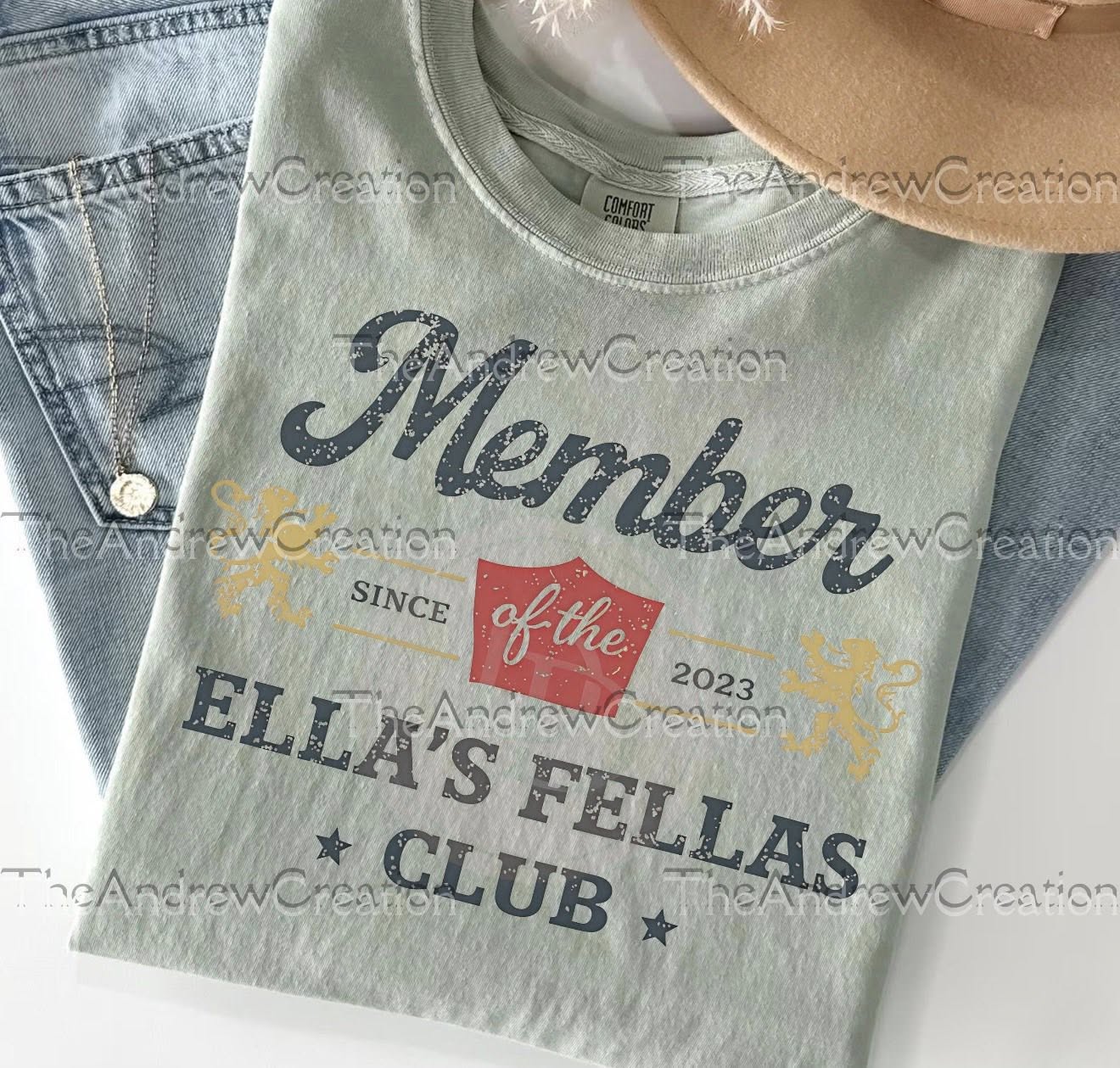 Ella’s Fellas Club- T SHIRT- (Comfort Color/Bella)-061226br
