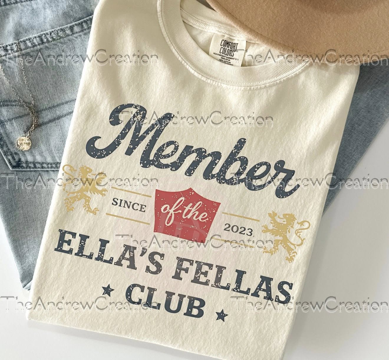 Ella’s Fellas Club- T SHIRT- (Comfort Color/Bella)-061226br