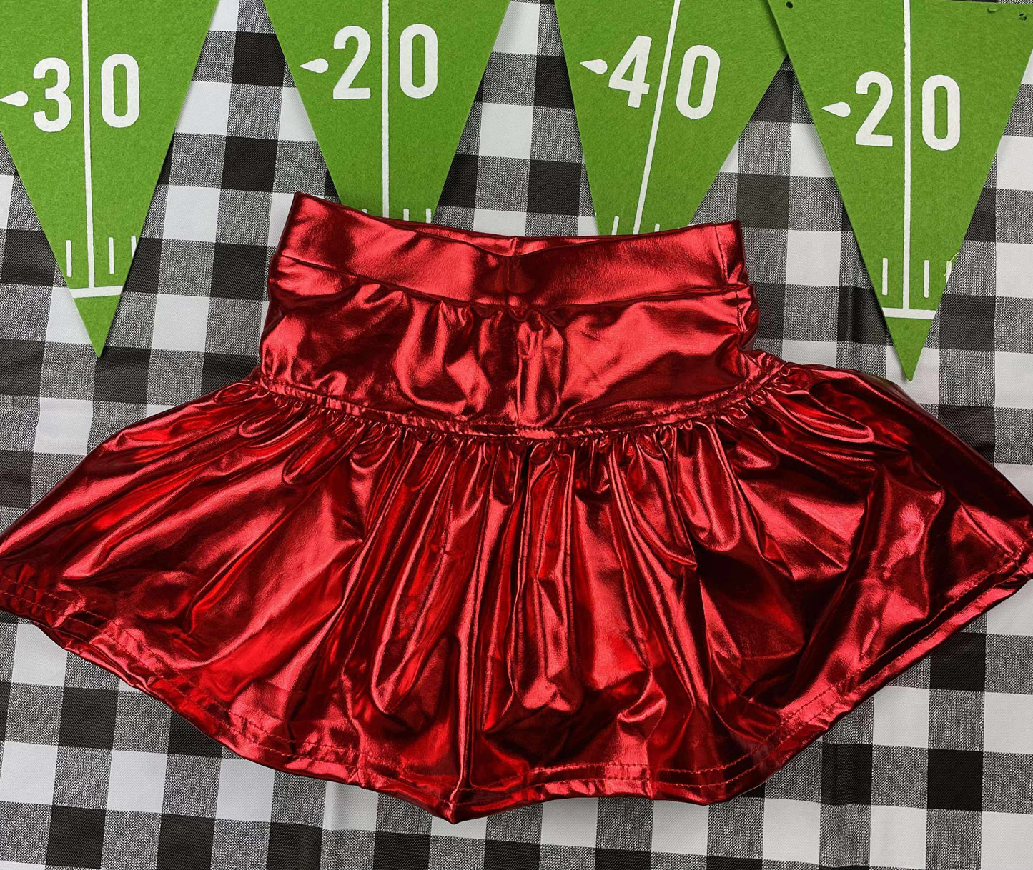 Metallic Game Day Skort-MGDS2