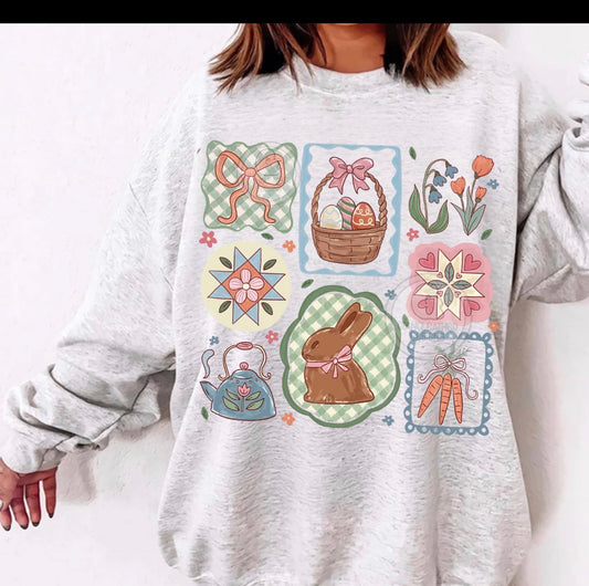 Vintage Easter - SWEATSHIRT- (GILDAN/JERZEES)