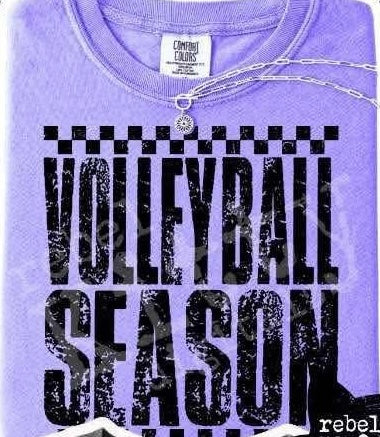 Volleyball Season - T SHIRT - (Comfort Color)
