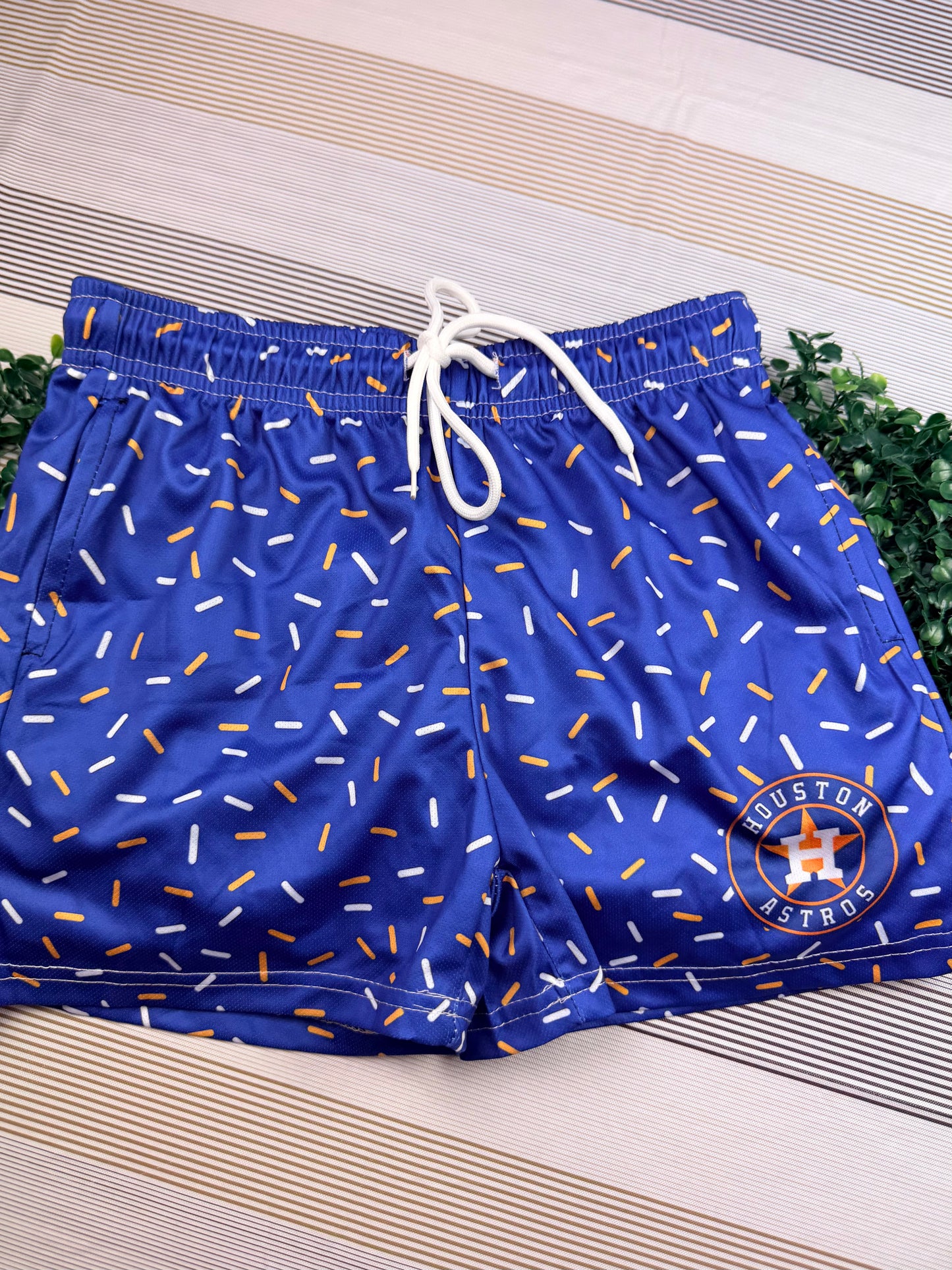 Houston Astros shorts-WITHOUT CONE- IN-STORE- 123125HR