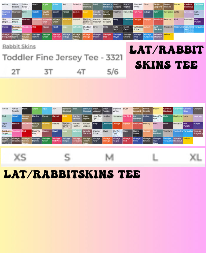 BOY/GIRL BUNNIES -TSHIRT- (GILDAN/LAT)