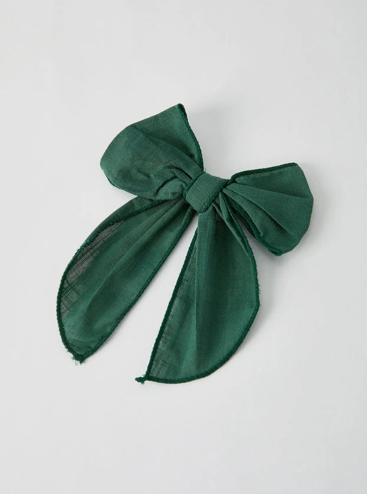 Christmas Dark Green Bow- 103125br