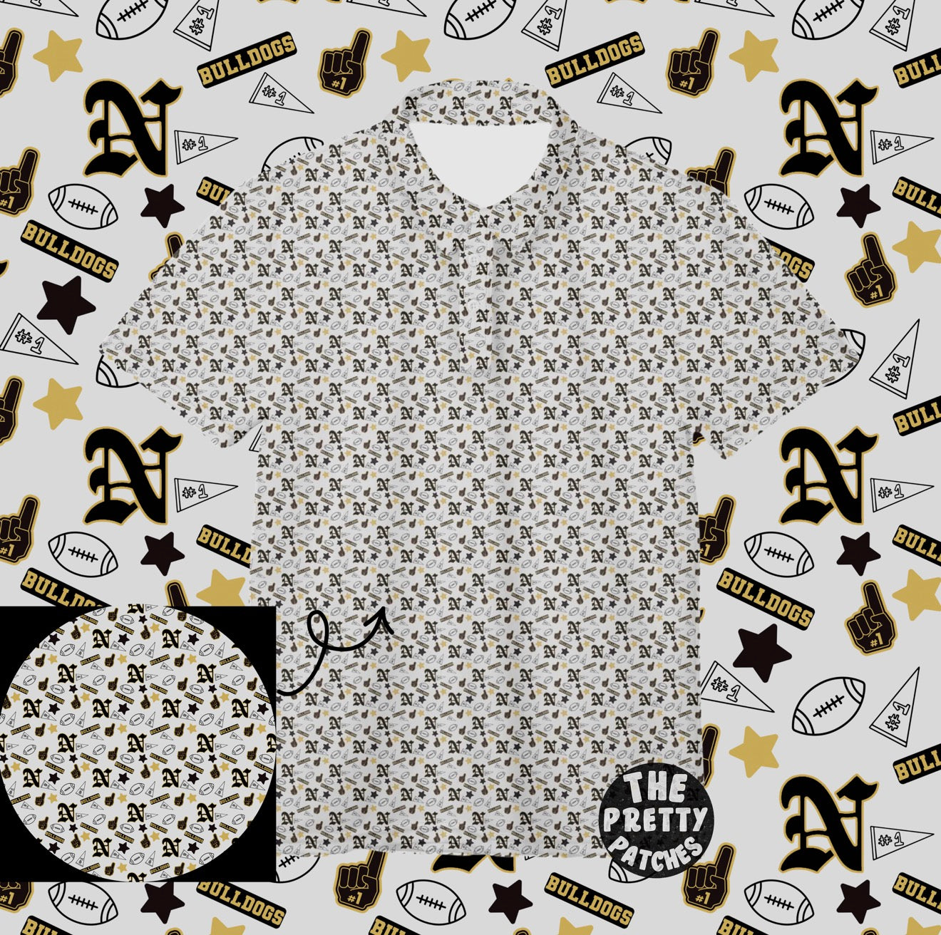 NEDERLAND BULLDOGS GAME DAY POLO (PREORDER) (HAPPY DAYS) 070126KB