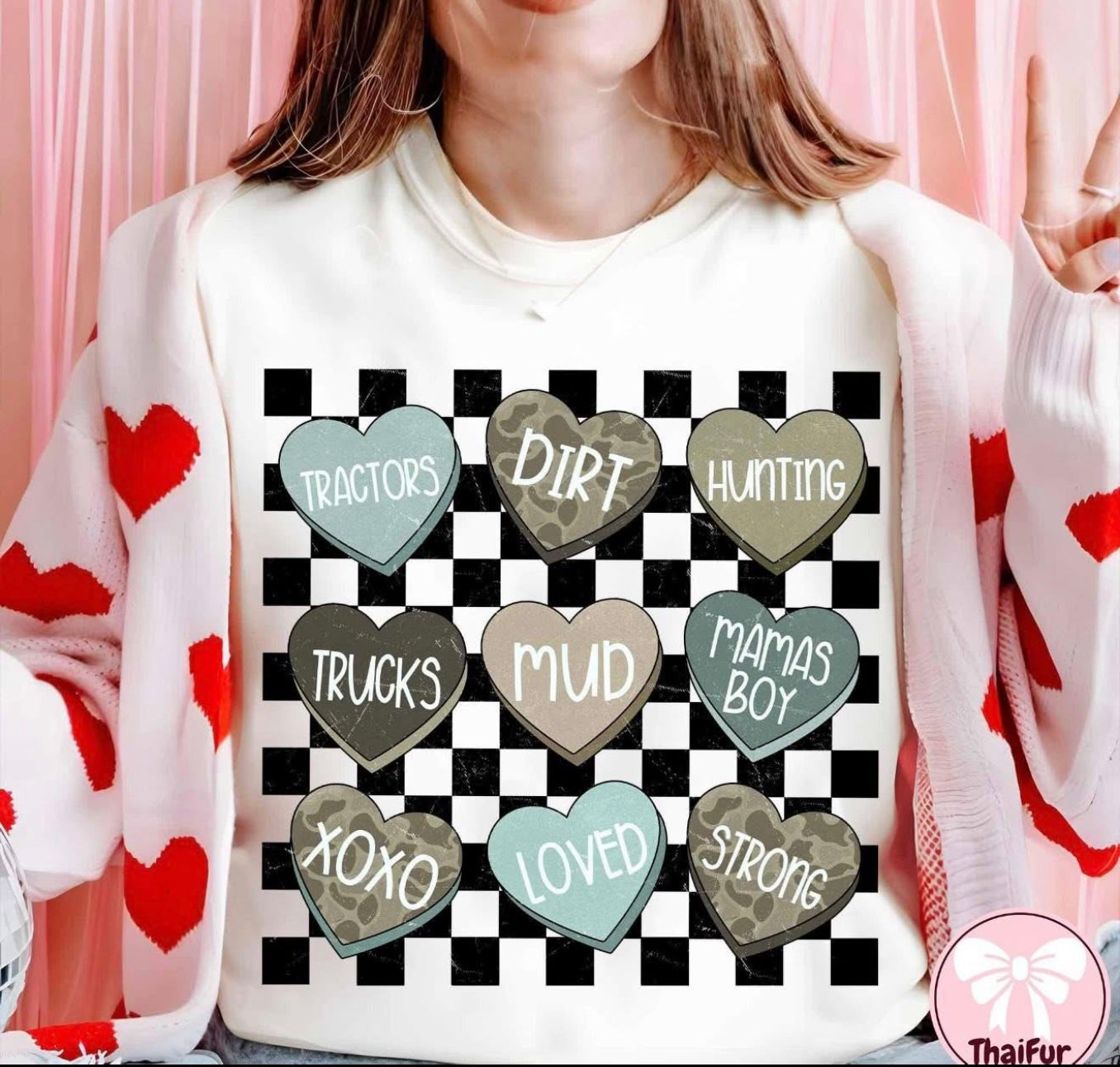Boy Candy Heart Collage - T SHIRT- (GILDAN/LAT)