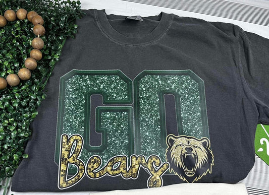 Glitter Go Bears - SWEATSHIRT - (Jerzee/Gildan)