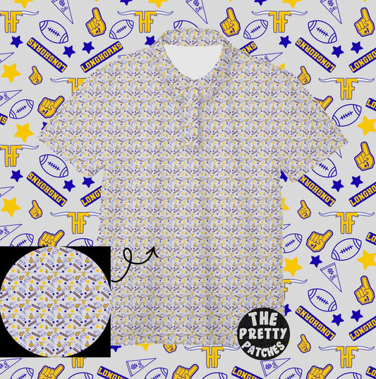 HAMSHIRE FANNETT LONGHORNS GAME DAY POLO (PREORDER) (HAPPY DAYS) 070826KB