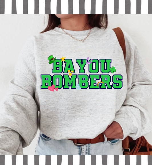 BAYOU BOMBERS LUCKY CHARM- T-SHIRT- (GILDAN/LAT)