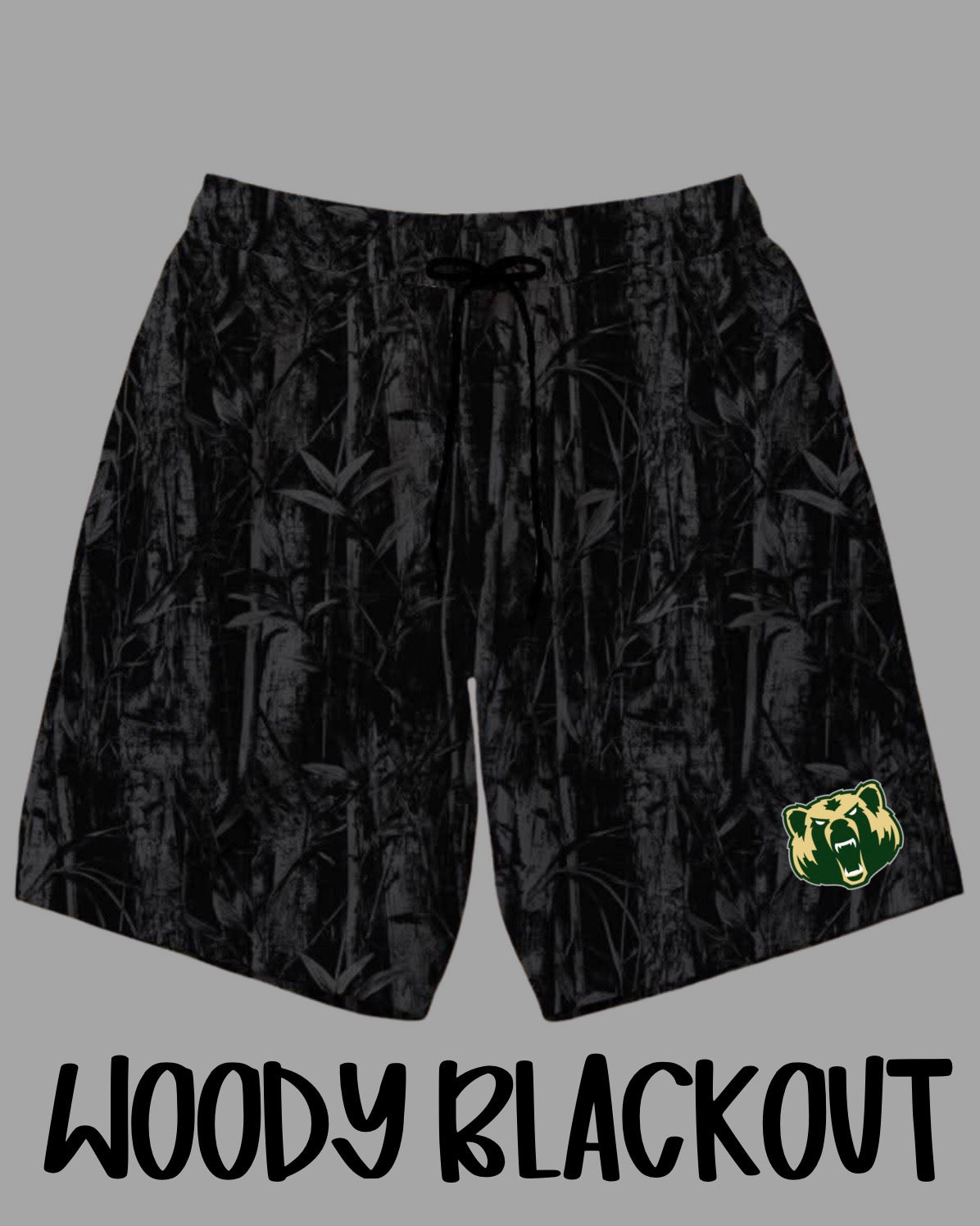 Blackout LCM BEARS Drip Shorts (ADULT) - PRE ORDER