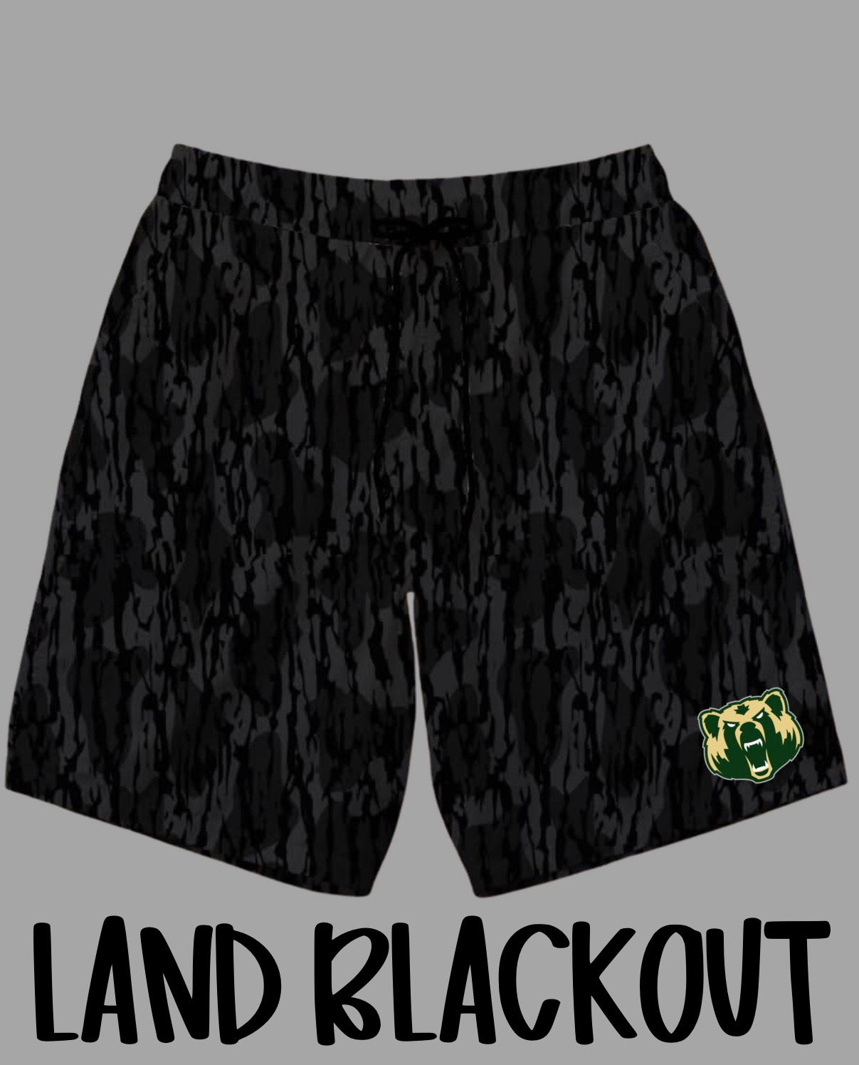 Blackout LCM BEARS Drip Shorts (ADULT) - PRE ORDER