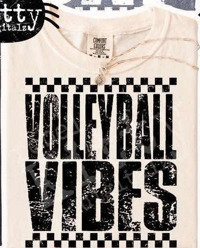 Volleyball Vibes - T SHIRT - (Jerzee/Gildan)