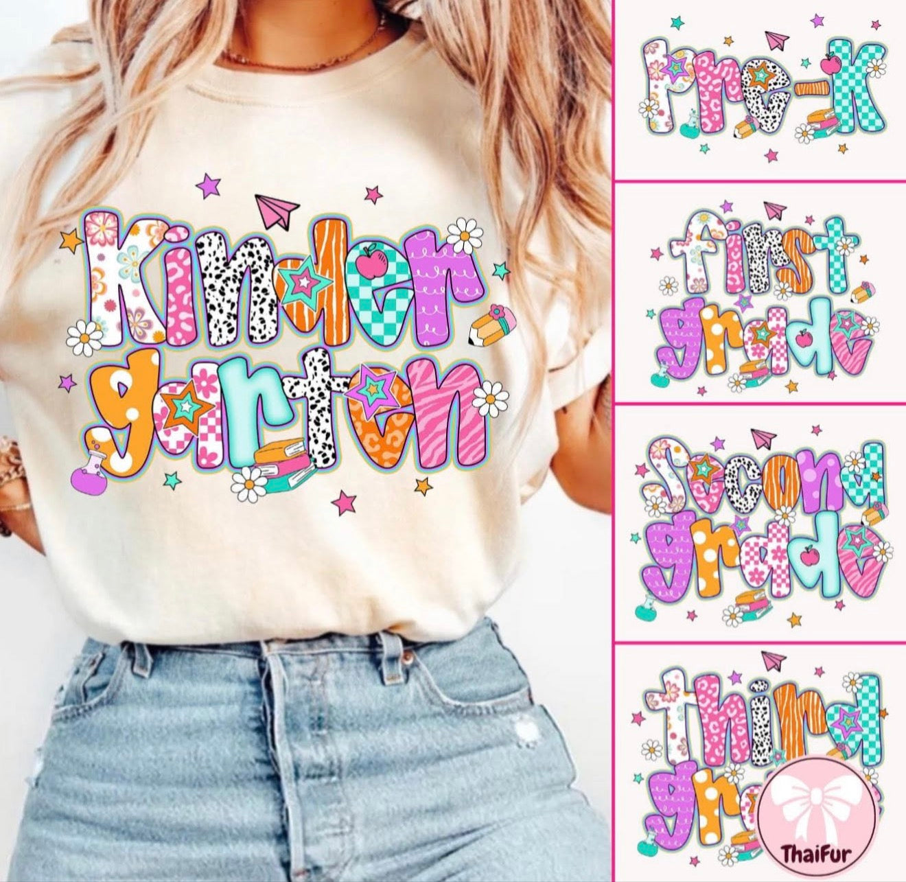 Daisy Retro Star Grade Tee 🌼🩷⭐️ - T SHIRT - (GILDAN/RABBIT SKINS)-052926LW