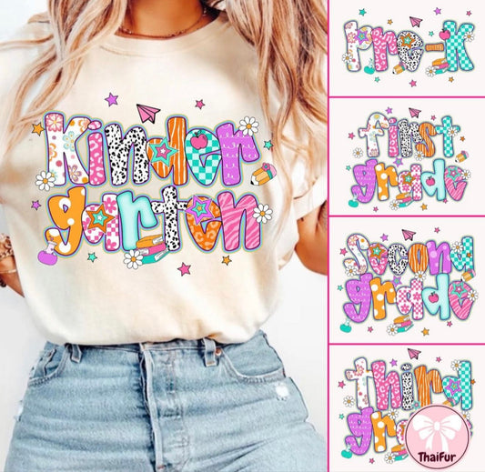 Daisy Retro Star Grade Tee 🌼🩷⭐️ - T SHIRT - (GILDAN/RABBIT SKINS)-052926LW