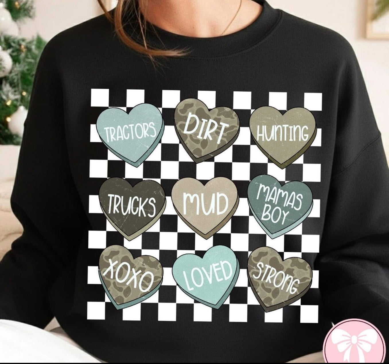 Boy Candy Heart Collage - T SHIRT- (GILDAN/LAT)