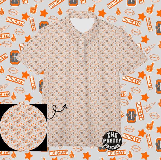 ORANGEFIELD BOBCATS GAME DAY POLO (PREORDER) (HAPPY DAYS) 070126KB