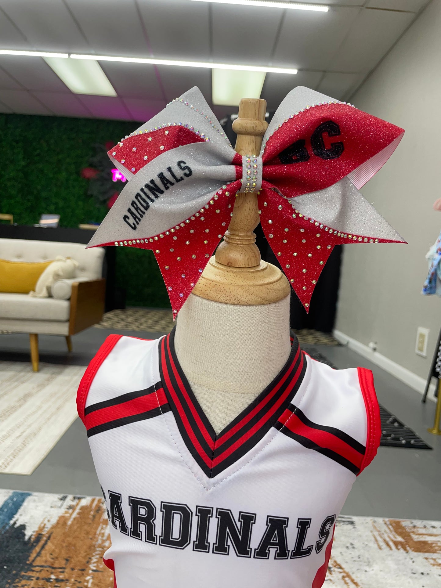 CARDINALS CHEER BOW