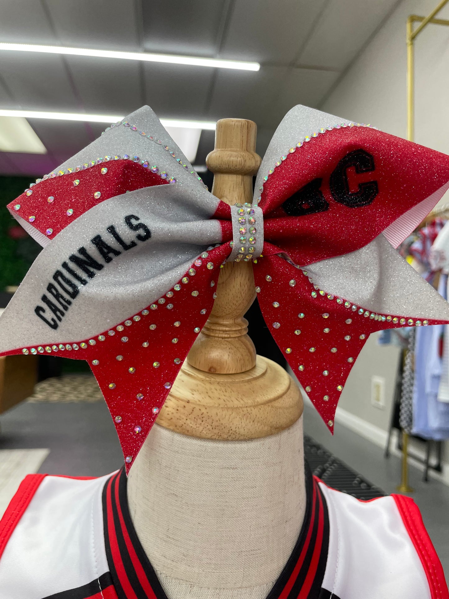 CARDINALS CHEER BOW