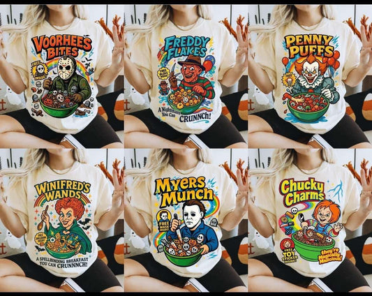 Penny Puffs Halloween Cereal - T SHIRT - (Jerzee/Gildan)
