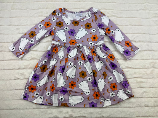 Halloween Ghost and Flowers Dress-10725br
