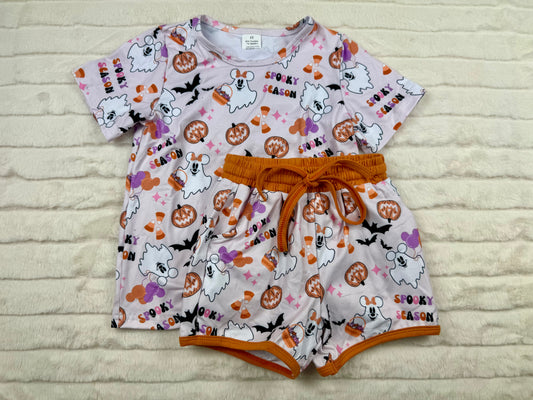 Halloween Spooky Season Girls Pajamas-10925br