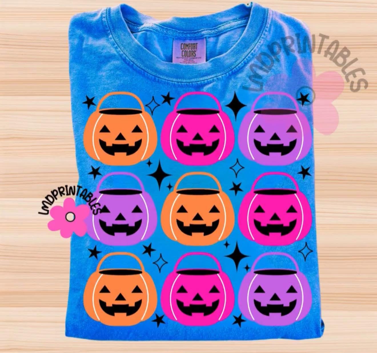 Halloween Buckets - T SHIRT - (Comfort Color)